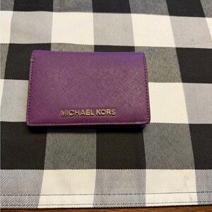 Michael Kors Violet Card Holder